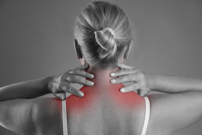 Intensywny ból w osteochondrozie odcinka szyjnego kręgosłupa